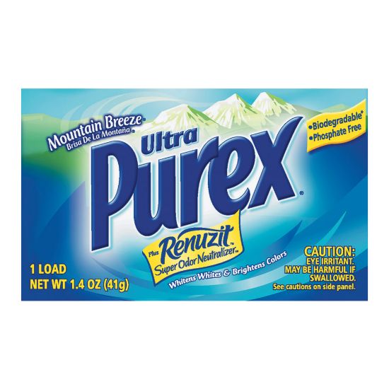 Picture of Purex Ultra Laundry Detergent Vending Packs, Mountain Breeze Scent, 1.4 Oz Box, Case Of 156