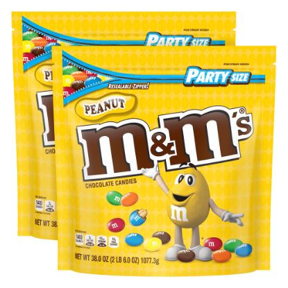 Picture of M&Ms SUP Party Bag Peanut, 38 oz, 2 Pack