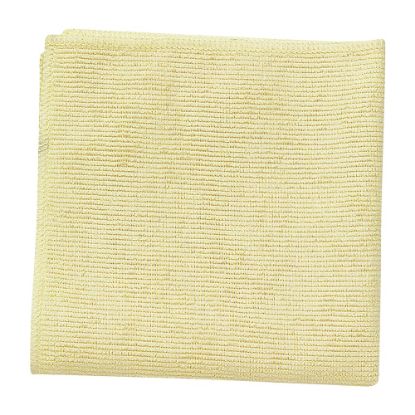 Picture of Rubbermaid Light Commercial Microfiber Cloths, 16in x 16in, Yellow, Case Of 288