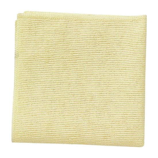 Picture of Rubbermaid Light Commercial Microfiber Cloths, 16in x 16in, Yellow, Case Of 288