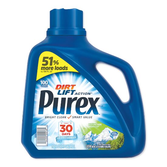 Picture of Purex Ultra Concentrated Laundry Detergent, Mountain Breeze Scent, 150 Oz Bottle, Case Of 4