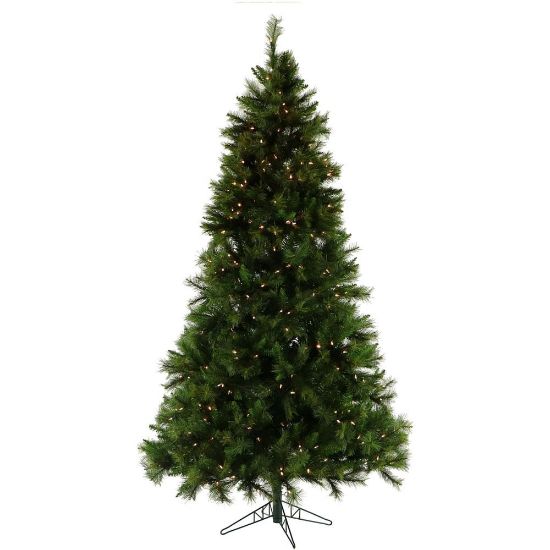 Picture of Fraser Hill Farm Artificial Canyon Pine Christmas Tree With Smart String Lighting, 6.5ft