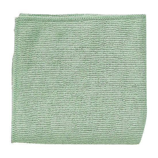 Picture of Rubbermaid Microfiber Cloths, 16in x 16in, Green, Case Of 288