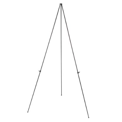 Picture of MasterVision Instant Display Easel, Light Duty, 15in to 63in High, Steel, Black