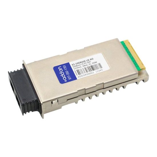 Picture of AddOn MSA Compliant 10GBase-LR X2 Transceiver - X2 transceiver module - 10 GigE - 10GBase-LR - SC single-mode - up to 6.2 miles - 1310 nm