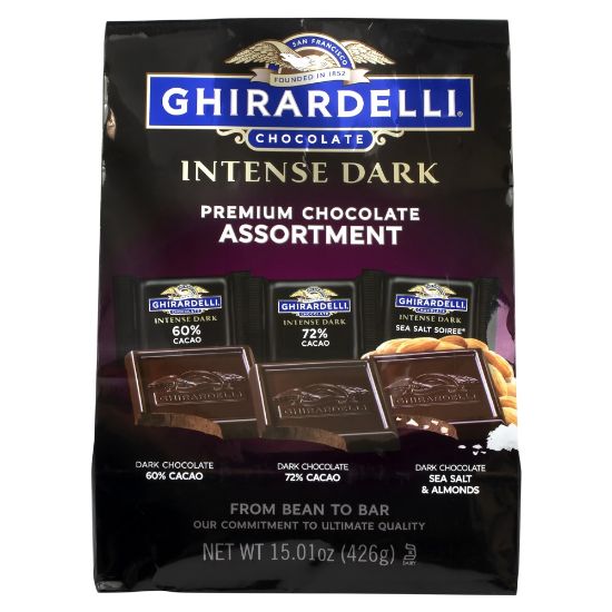 Picture of Ghirardelli Intense Dark Chocolate Premium Collection, 15.01 Oz