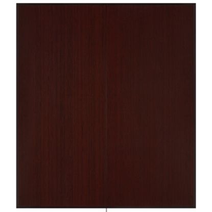 Picture of Anji Mountain Trifold Bamboo Chair Mat, Rectangular, 42in x 48in, Dark Cherry