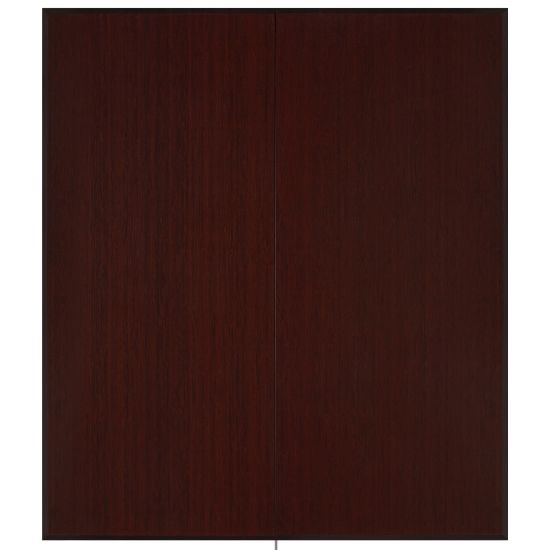 Picture of Anji Mountain Trifold Bamboo Chair Mat, Rectangular, 42in x 48in, Dark Cherry