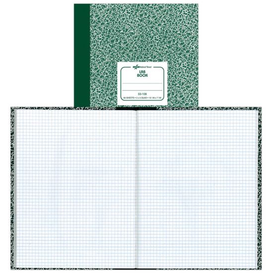 Picture of Avery Quadrille Laboratory Notebook, 7 7/8in x 10 1/4in, Quadrille Ruled, 60 Sheets