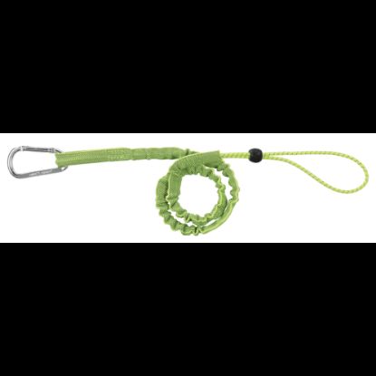 Picture of Ergodyne Squids 3100 10-Lb Single-Carabiner Tool Lanyard, 35in, Lime