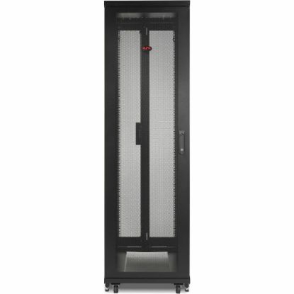 Picture of APC by Schneider Electric NetShelter SV 48U 600mm Wide x 1060mm Deep Enclosure with Sides Black - 42U Rack Height x 19in Rack Width - Black - 1014 lb Dynamic/Rolling Weight Capacity - 2205 lb Static/Stationary Weight Capacity