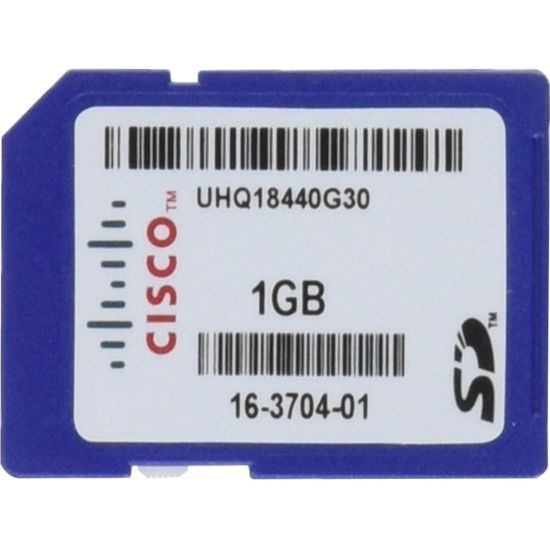 Picture of Cisco - Flash memory card - 1 GB - SD - for Industrial Ethernet 2000 Series, 3010 Series