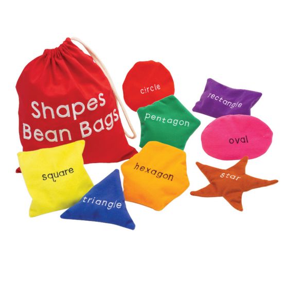 Picture of Educational Insights Learning Resources Shapes Bean Bags, Set Of 8