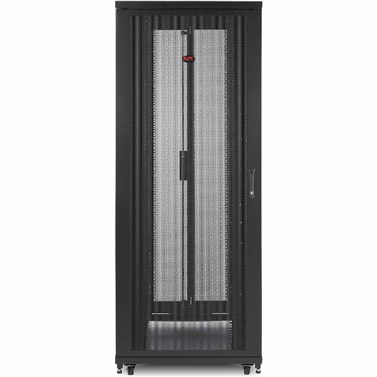 Picture of APC by Schneider Electric NetShelter SV 42U 800mm Wide x 1200mm Deep Enclosure with Sides Black - 42U Rack Height x 19in Rack Width - Black - 1014 lb Dynamic/Rolling Weight Capacity - 2205 lb Static/Stationary Weight Capacity