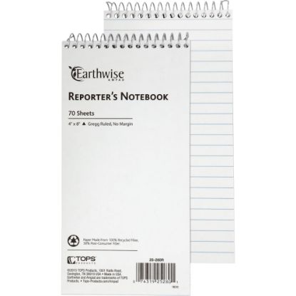 Picture of Ampad Earthwise Reporters Notebook, 70 Sheets