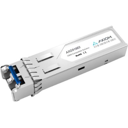 Picture of Axiom 100BASE-FX SFP Transceiver for Cisco - GLC-FE-100FX - TAA Compliant - For Optical Network, Data Networking - 1 x 100Base-FX - Optical Fiber - 12.50 MB/s Fast Ethernet100 Mbit/s"