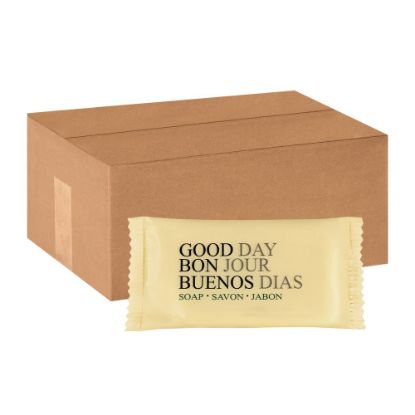 Picture of Good Day Amenity Solid Hand Soap, Pleasant Scent, 0.75 Oz, Case Of 1,000 Bars