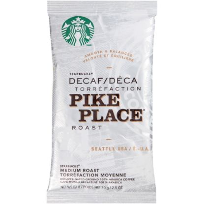 Picture of Starbucks Pike Place Single-Serve Coffee Packets, Decaffeinated, Carton Of 18