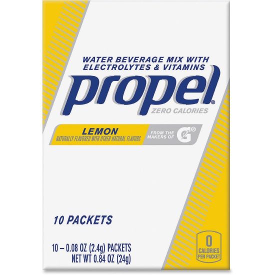 Picture of Propel Water Beverage Mix Packets with Electrolytes and Vitamins - Powder - 0.08 oz - 120 / Carton