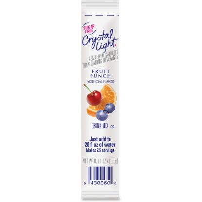 Picture of Crystal Light On-The-Go Fruit Punch Mix Sticks - 0.16 oz - Stick - 30 / Box