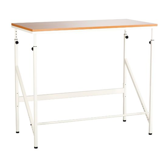 Picture of Safco Elevate Laminate/Steel Standing-Height 24inW Student Desk, Beech/White