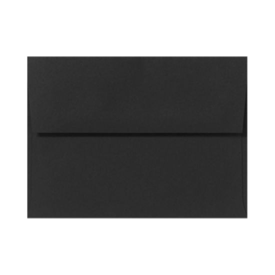 Picture of LUX Invitation Envelopes, A2, Peel & Press Closure, Midnight Black, Pack Of 50