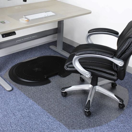 Picture of Floortex AFS-TEX 5000 S2S Sit to Stand Solution For Carpets, Black