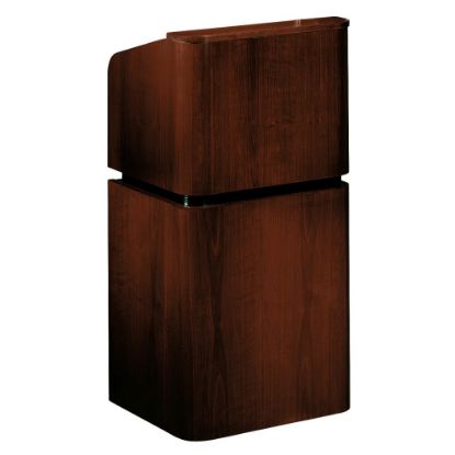 Picture of Oklahoma Sound Tabletop & Base Combo Non-Sound Lectern, Mahogany/Walnut