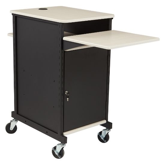 Picture of Oklahoma Sound? Jumbo Presentation Cart, Ivory/Black