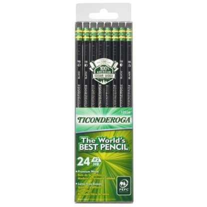 Picture of Ticonderoga Pencil, #2 Lead, Soft, Pack of 24