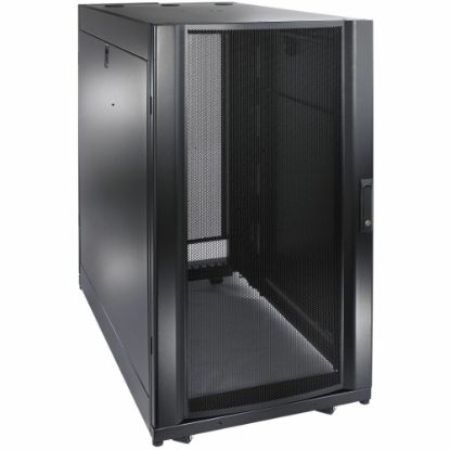 Picture of APC by Schneider Electric NetShelter SX 24U 600mm x 1070mm Deep Enclosure - For Server, Storage - 24U Rack Height x 19in Rack Width - Floor Standing - Black - 2254.73 lb Dynamic/Rolling Weight Capacity - 3006.31 lb Static/Stationary Weight Capacity