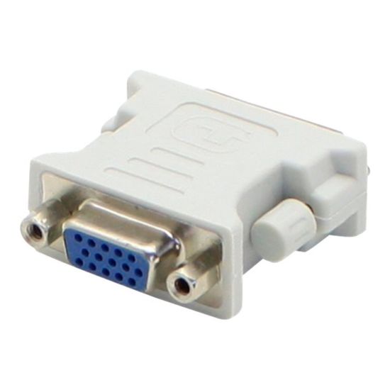 Picture of AddOn DVI-I (29 pin) Male to VGA Female White Adapter For Resolution Up to 1920x1200 (WUXGA) - 100% compatible and guaranteed to work