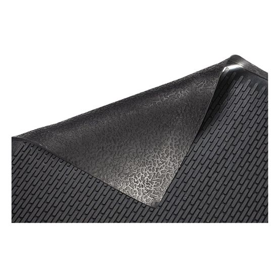 Picture of Genuine Joe Clean Step 50% Recycled Scraper Mat, 3ft x 5ft, Black