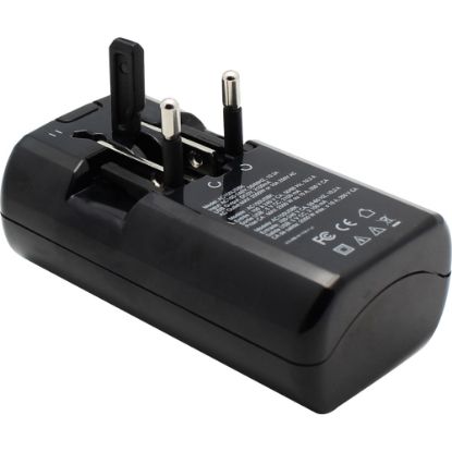 Picture of Lenmar Ultracompact All-in-One Travel Adapter With USB Port, Black, LENAC150USBK