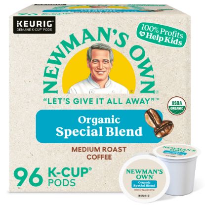 Picture of Newmans Own Organics Single-Serve Coffee K-Cup,  Special Blend, Carton Of 96, 4 x 24 Per Box