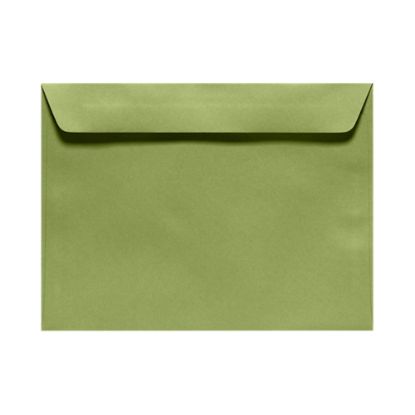 Picture of LUX Booklet 6in x 9in Envelopes, Gummed Seal, Avocado Green, Pack Of 250