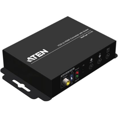 Picture of ATEN VanCryst VC182 VGA to HDMI Converter with Scaler-TAA Compliant - Functions: Video Conversion, Video Scaling, Video Processing, De-interlace - 1900 x 1200 - VGA - 1 Pack - Mountable