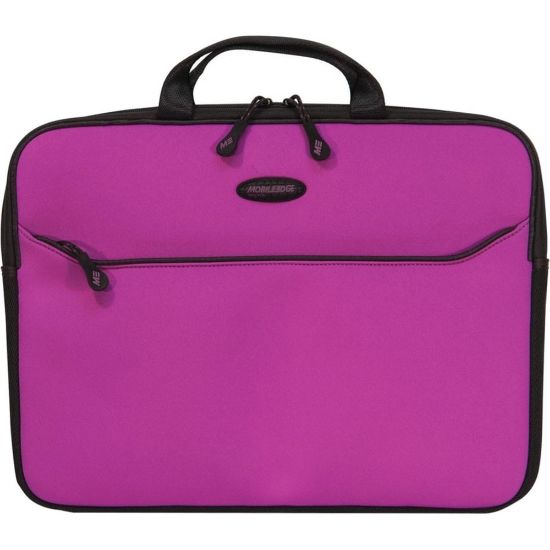 Picture of Mobile Edge SlipSuit Carrying Case (Sleeve) for 13.3in MacBook Pro - Purple, Black - Water Resistant - Handle - 10.2in Height x 13.7in Width x 1.5in Depth