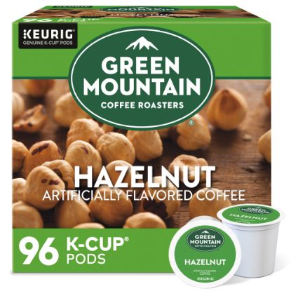 Picture of Green Mountain Coffee Single-Serve Coffee K-Cup, Hazelnut, Carton Of 96, 4 x 24 Per Box