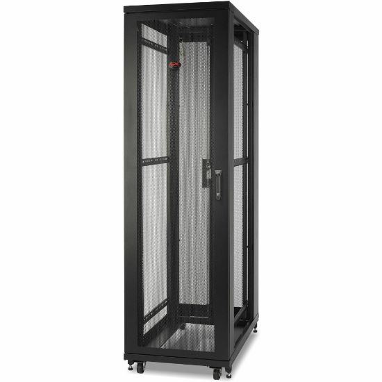 Picture of APC by Schneider Electric NetShelter SV 42U 600mm Wide x 1060mm Deep Enclosure Without Sides Black - 48U Rack Height x 19in Rack Width - Black - 1014 lb Dynamic/Rolling Weight Capacity - 2205 lb Static/Stationary Weight Capacity