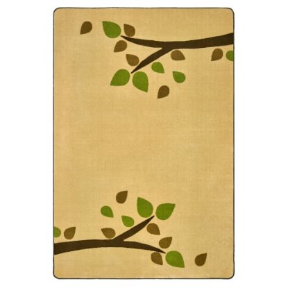 Picture of Carpets for Kids KIDSoft Branching Out Decorative Rug, 4" x 6ft, Tan