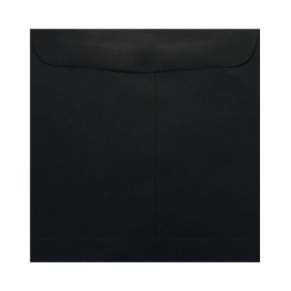 Picture of LUX Square Envelopes, 9 1/2in x 9 1/2in, Gummed Seal, Midnight Black, Pack Of 1,000