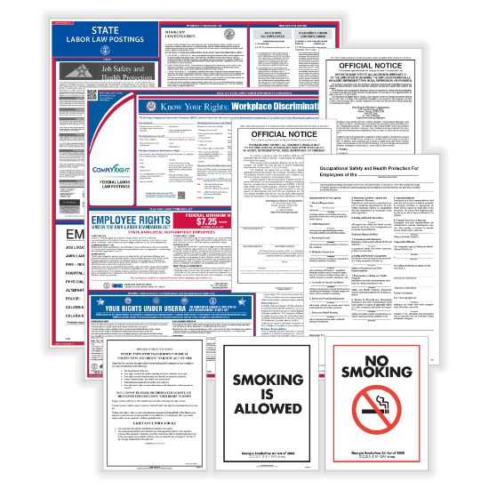 Picture of ComplyRight Public Sector Federal And State Labor Law 1-Year Poster Service, English, Hawaii