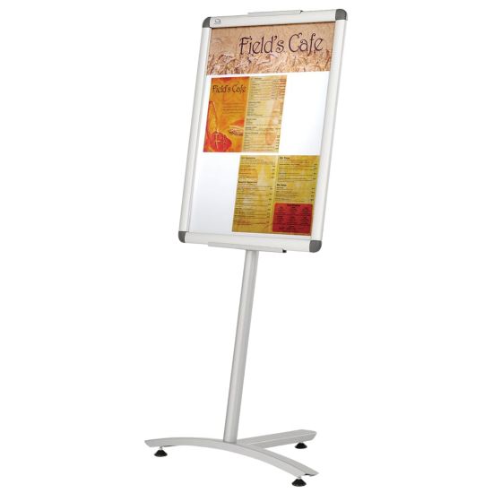 Picture of Quartet Improv Pedestal Sign, 54inH x 16inW x16inD, Silver