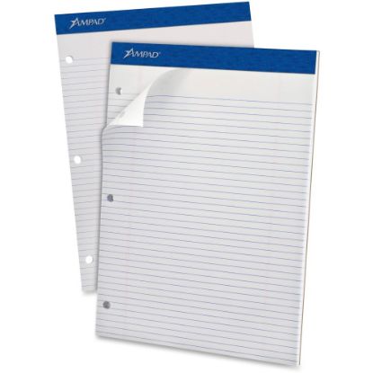 Picture of Ampad Double Sheet Writing Pad, Letter Size, Narrow Ruled, 100 Sheets