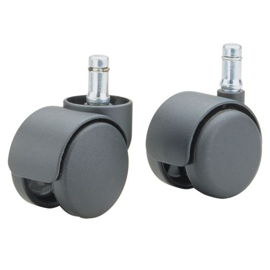 Picture of Master Caster Safety Series Casters, Hard Wheel, Standard Neck, Stem B For Metal Bases, Pack Of 5