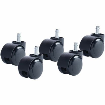 Picture of Master Caster Futura Series Casters, Soft Wheel, Stem B For Metal Base, Pack Of 5