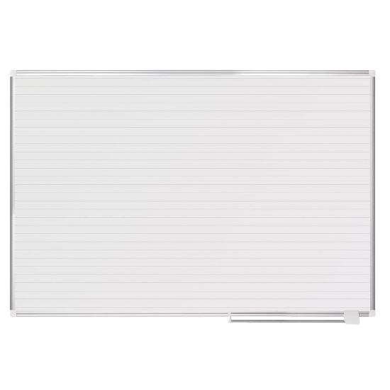 Picture of MasterVision Planning Magnetic Dry-Erase Whiteboard With 1in Grid, 48in x 72in, Aluminum Frame With Silver Finish