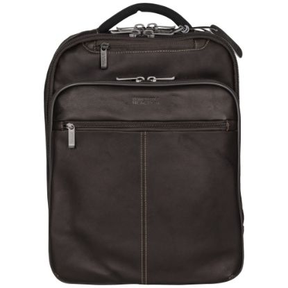 Picture of Kenneth Cole Reaction Leather Laptop Backpack, Brown