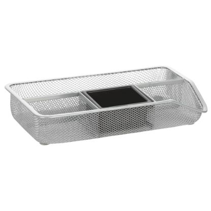 Picture of Brenton Studio Silver Mesh Drawer Organizer